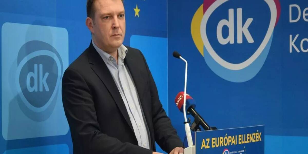 Barkóczi Balázs, a DK szóvivője