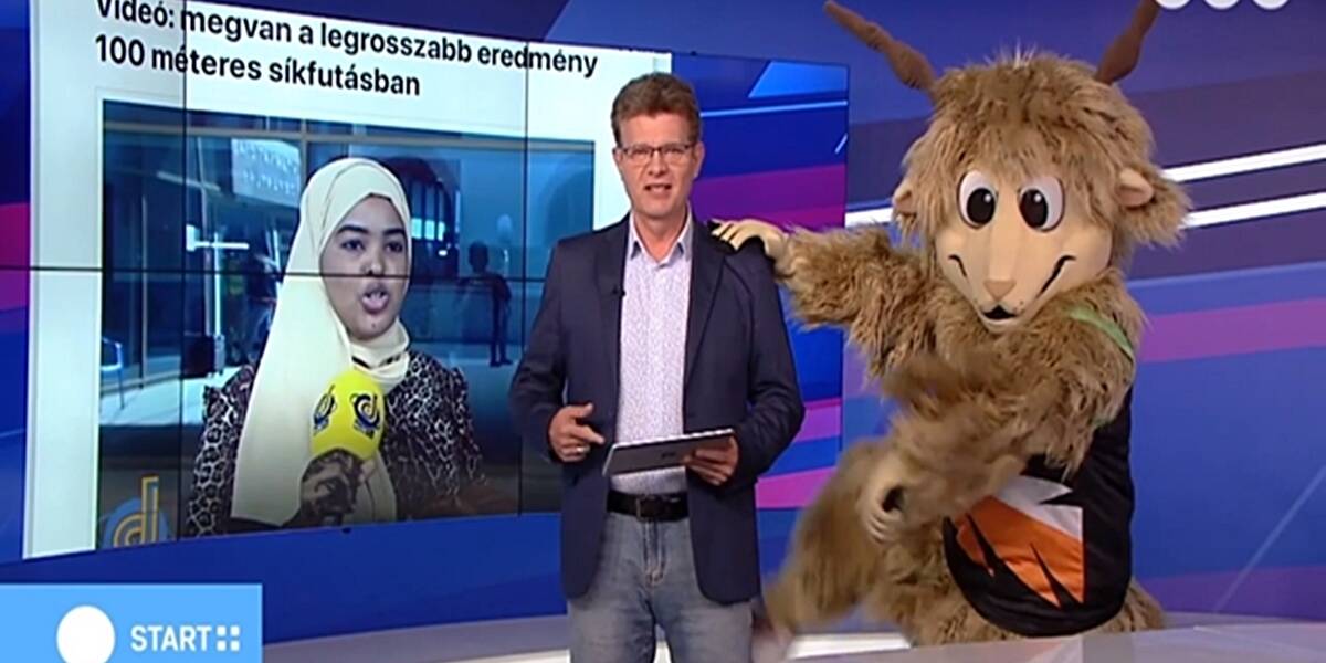 Youhuu tahósága tökéletesen fémjelzi az atlétika-vb-t szervezők elképzelését a humorról