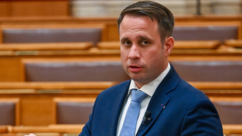 Dömötör Csaba, a Miniszterelnöki Kabinetiroda parlamenti államtitkára.