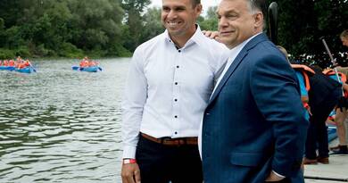 Kammerer Zoltán és Orbán Viktor.
