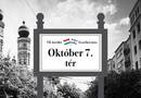 A Herzl Tivadar tér két hétre szimbolikusan Október 7. tér lesz