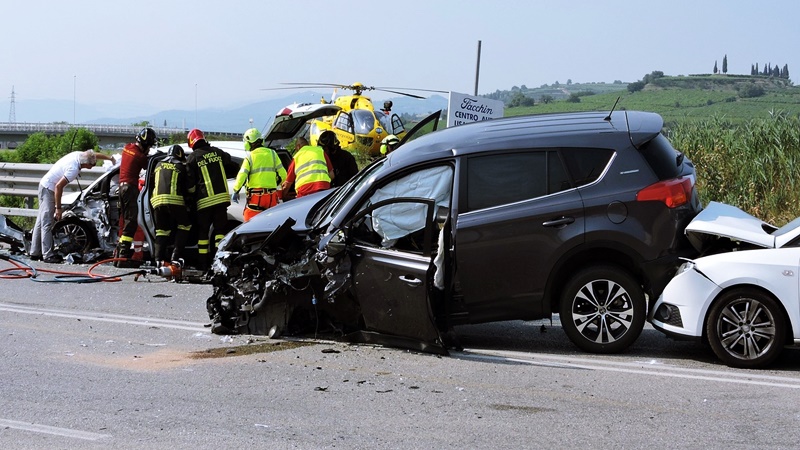 Kilenc autó karambolozott az M1-esen