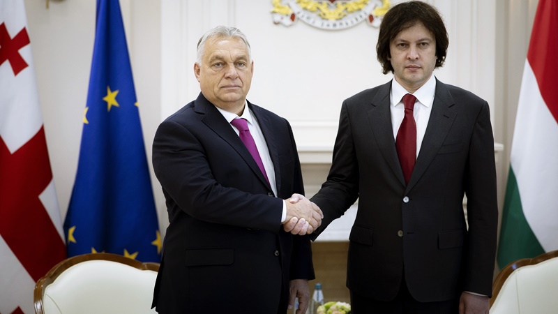 Orbán Viktor köszönetét fejezte ki, hogy a georgiaiak nem engedték, hogy országukból egy második Ukrajna legyen
