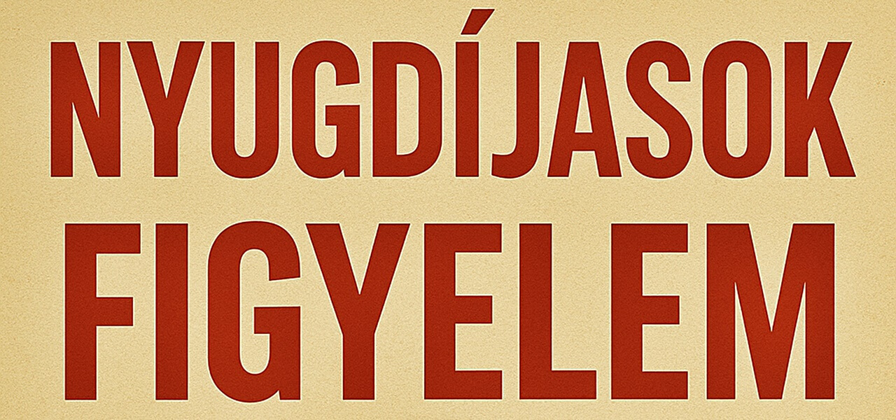 HIVATALOS BEJELENTÉS! 2026. január 1-től átalakul a nyugdíjrendszer