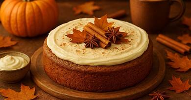 Őszi fűszeres sütőtökös sütemény: a szezon nagy kedvence