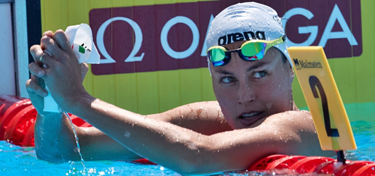 Az úszó Jackl Vivien ismét Tatabányán készül