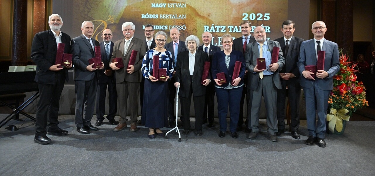 Átadták a 2025. évi Rátz Tanár Úr Életműdíjakat.