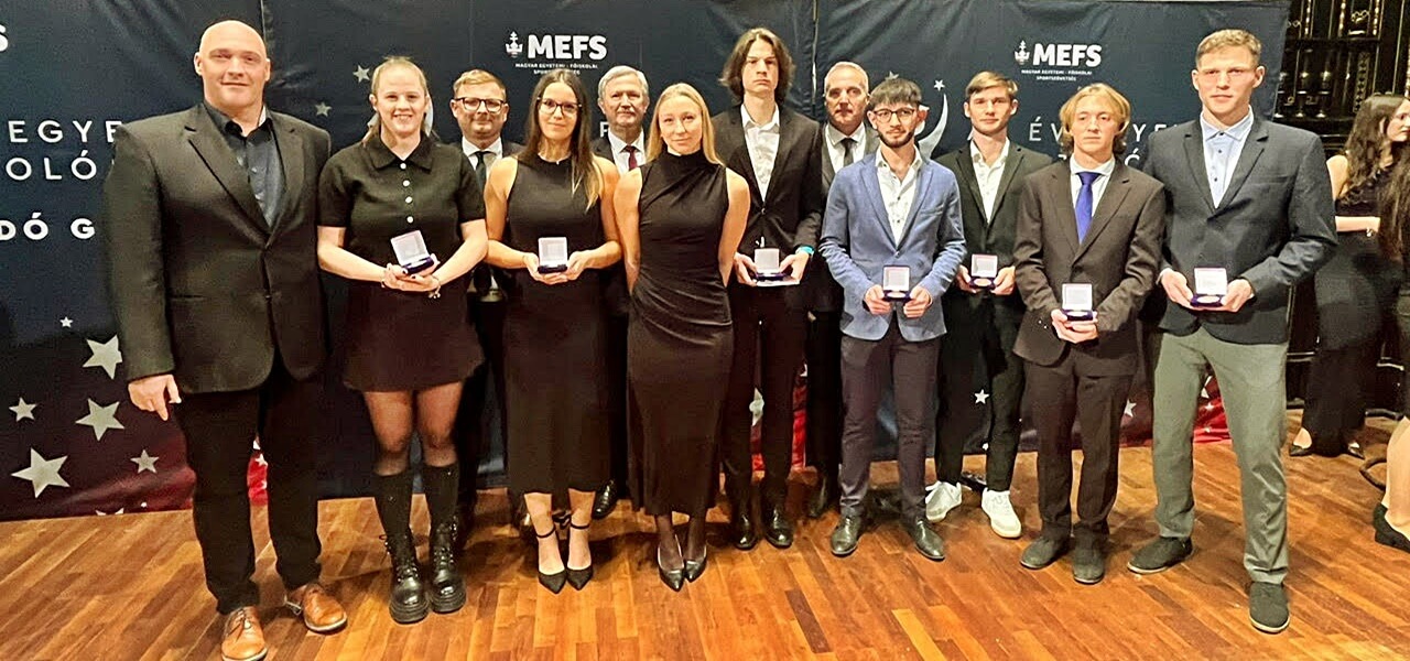 Taroltak a Széchenyi Egyetem hallgatói: tízen vitték haza az Év egyetemi sportolója elismerést