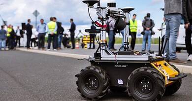 Husky: Magyar autonóm robot és drónflotta a SZTAKI-tól