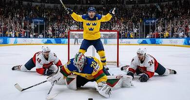 Svédország–Olaszország 5-2: NHL-sztárok győzelme a milánói téli olimpián