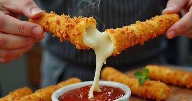 Házi rántott sajtrúd recept: Ropogós és nem folyik ki!