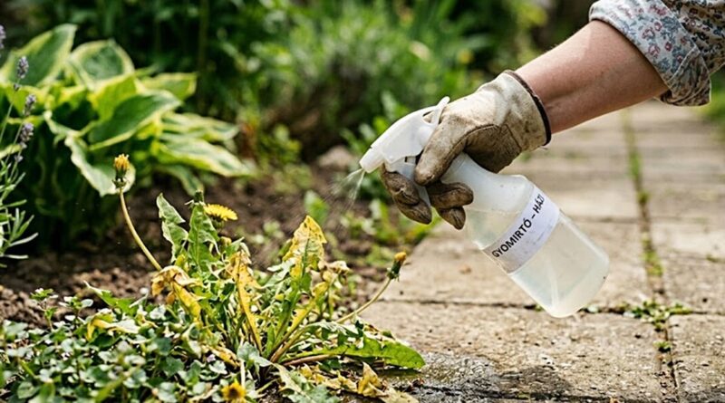 Csak 2 összetevő a konyhából: Lefújtam vele a kertet, és másnapra az összes gaz eltűnt