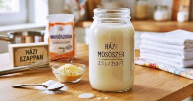 Filléres tisztaság: hogyan készíts 2,5 liter mosószert 250 forintból?