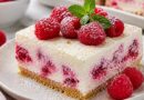 Sütés nélküli málnás-túrós sütemény recept
