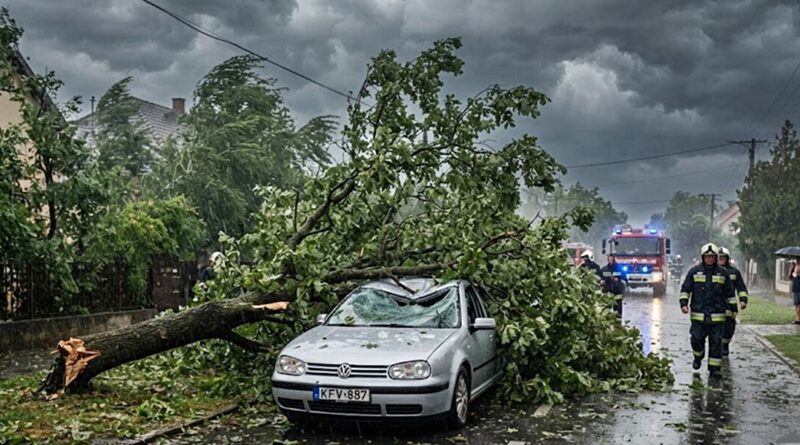 Zivatarok pusztítottak Pest vármegyében: több településen is jelentős károkat okozott a vihar