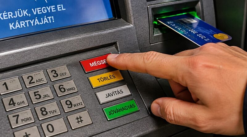 ATM-et használsz? Ezt az egy gombot mindig nyomd meg, különben illetéktelenek is hozzáférhetnek a számládhoz
