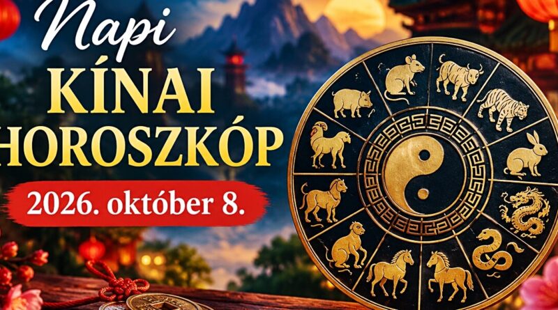 Napi kínai horoszkóp 2026. október 8.: nagy fordulat jöhet, több csillagjegynek most érdemes hallgatnia a megérzéseire